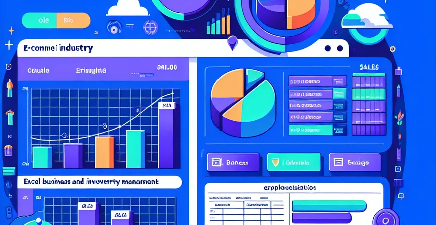 电商行业：Excel 业务表格助力销售与库存管理